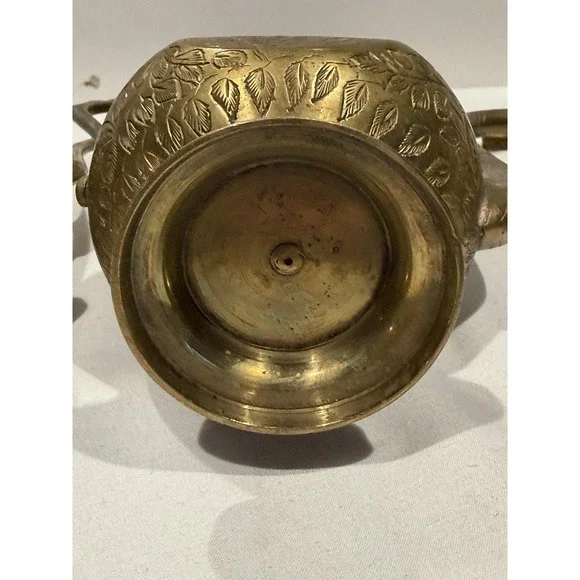 Lot of 3 Antique Brass Middle Eastern Dallah Coffee Tea Pots Turkish Kettle - Picture 14 of 14